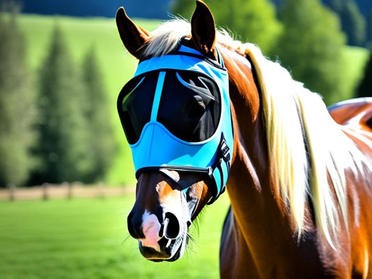 Maseczka siateczkowa dla konia – ochrona i komfort